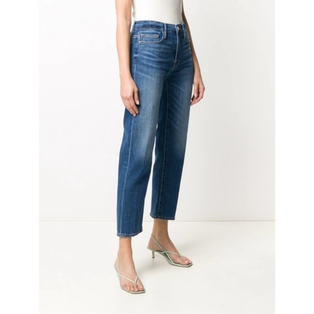 Frame Le Nouveau Straight Cropped Jeans